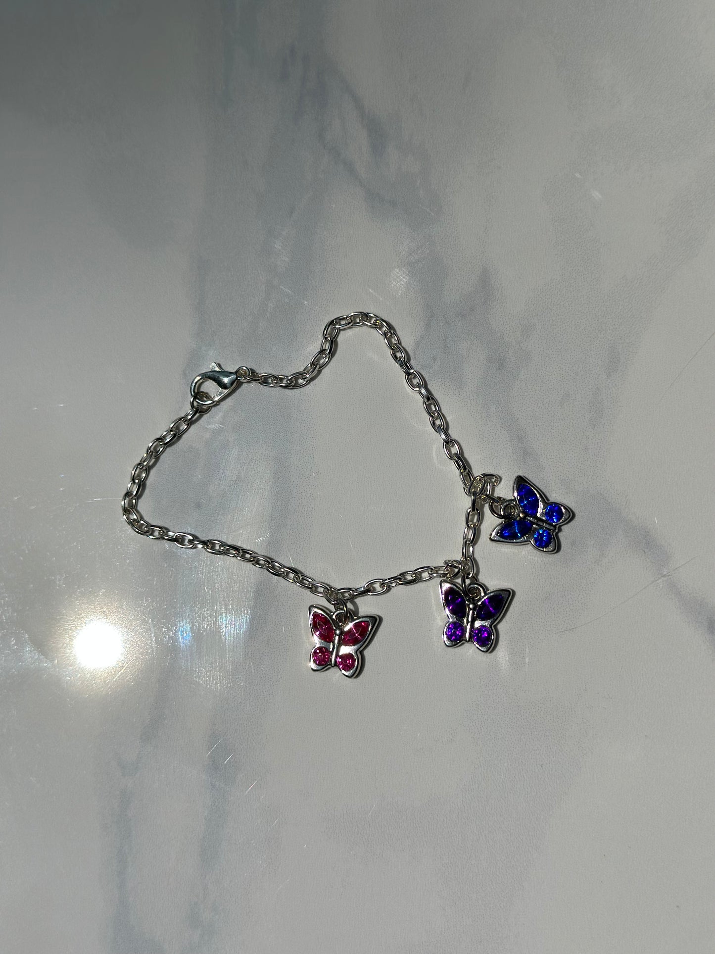 Bisexual butterfly bracelet